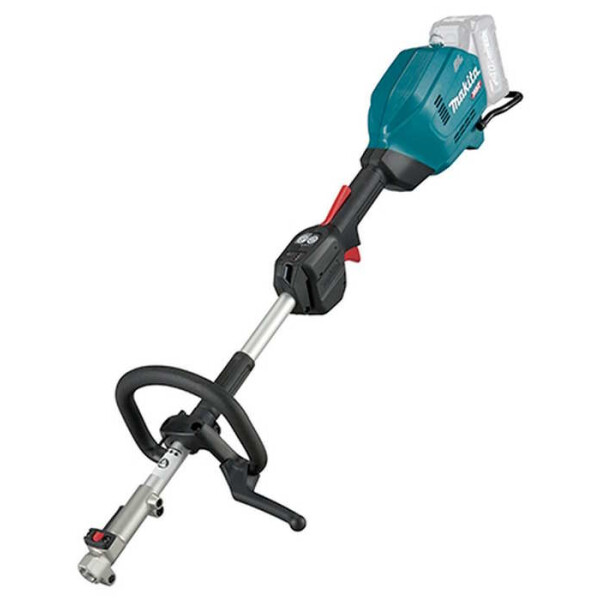 Makita UX01GZ01 Akku-Multifunktionsantrieb 40V max., BL- Motor, 3-stufige elektronische Drehzahleinstellung, Sologerät, inkl. 1x Sensenaufsatz EM404MP, 1x 2-Fadenkopf Tap&Go 2,0 mm, 1x 4-Zahn-Schlagmesser