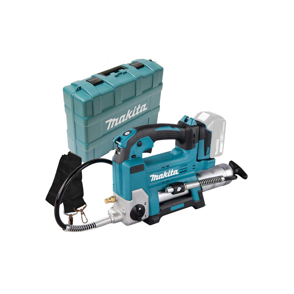 Makita DGP180ZK Akku Fettpresse, Auspressdruck max....