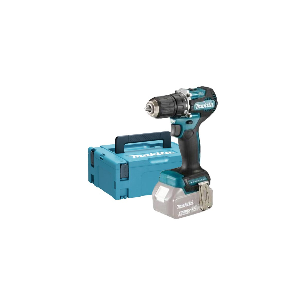 Makita DDF487ZJ Akkuschrauber 40Nm bürstenloser...