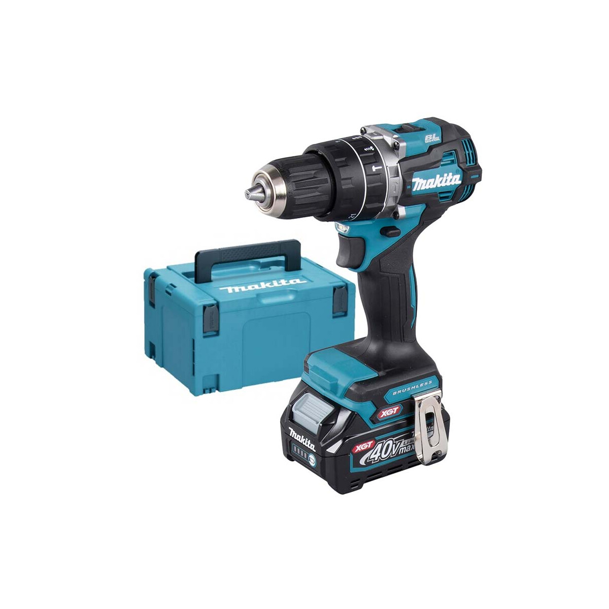 Makita HP002GA202 Akku-Schlagbohrschrauber 40V max.,...