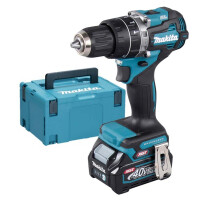 Makita HP002GA202 Akku-Schlagbohrschrauber 40V max., 64Nm, Bl-Motor, XGT, 2 Akkus 2,0 Ah Li-Ion, Schnellladegerät, Makpac Gr. 2