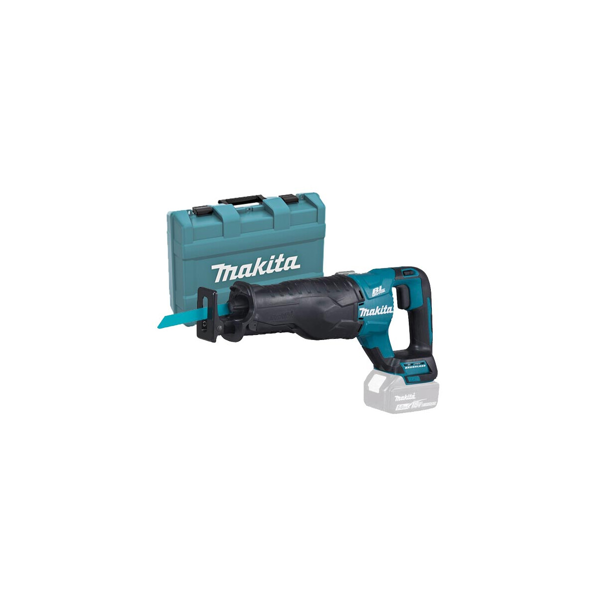 Makita DJR187ZK Akku Reciprosäge, BL-Motor, 18V,...