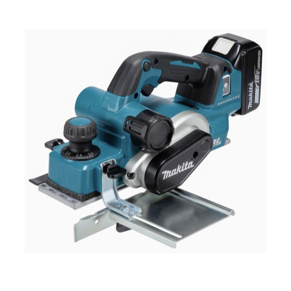 Makita DKP181Z Akkuhobel 18V, BL, Hobelbreite 82mm, max. Falztiefe 25mm, Sologerät