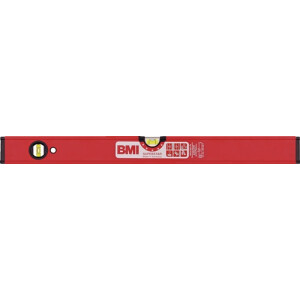 Wasserwaage SUPERSTAR 180cm Alu.rot ± 0,5 mm/m BMI
