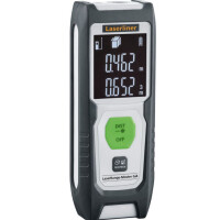 ABV Laserliner Entfernungsmesser LaserRange-Master Gi4, Messbereich innen 0,05 bis 40m, grüne Lasertechnologie, Flächen- und Volumenfunktion, 360° Neigungssensor, Farb- LC-Display im Hartkoffer