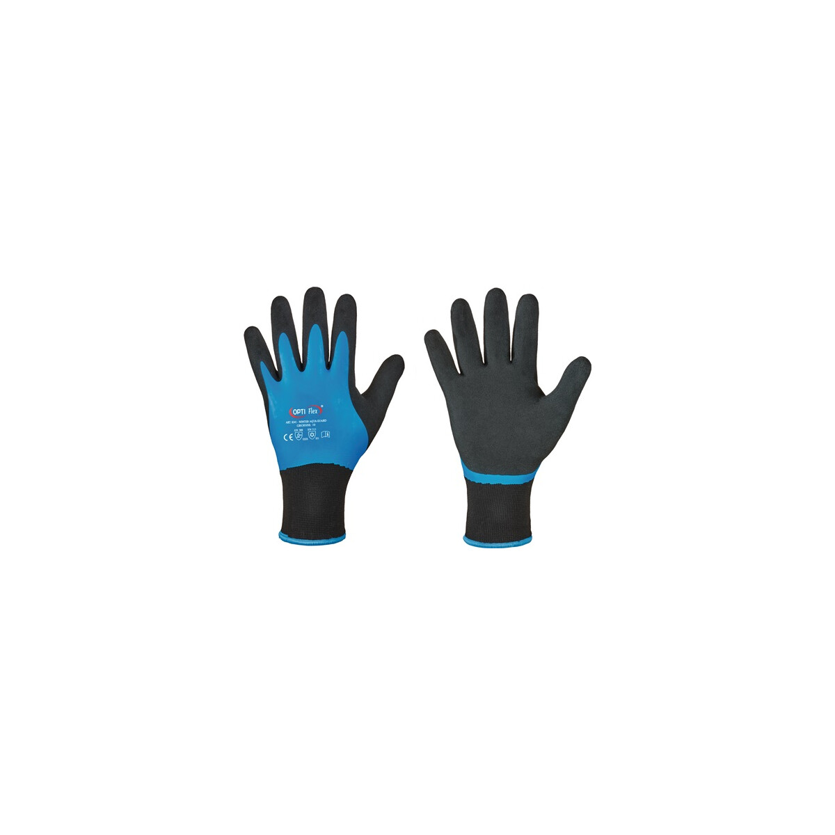 Handschuh OPTIMATE Größe 6 grau/schwarz EN...