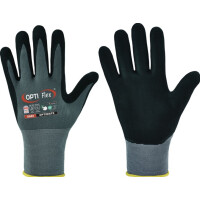 Handschuh OPTIMATE Größe 6 grau/schwarz EN 420/EN 388 PSA-Kategorie II   OPTIFLEX