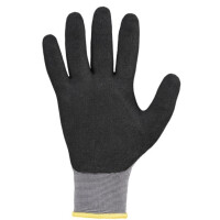 Handschuh OPTIMATE Größe 6 grau/schwarz EN 420/EN 388 PSA-Kategorie II   OPTIFLEX