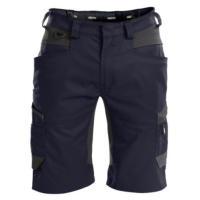 DASSY Axis, Farbe 6847 NACHTBLAU/ANTHRAZITGRAU, Größe 56, Arbeitsshorts mit 4-Wege-Stretch, 65% Polyester/35% Baumwolle, 245 g/m²
