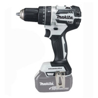 Makita DHP484ZW Akku-Schlagbohrschrauber 18V, 54Nm, BL-Motor, Vollmetall-Planetengetriebe, Sonderedition weiß, Sologerät