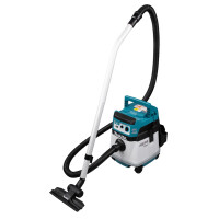 Makita DVC157LZX3 Akkustaubsauger 2x18V, Trockensauger, Behältervolumen15 L, BL- Motor, Staubklasse L, AWS (selbstreinigendem Filtersystem), Sologerät