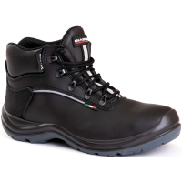 GIASCO KIEL S3 CI HI WR HRO, Sicherheitshalbschuh, Gr. 41, Farbe: schwarz, knöchelhoch, mit Membran, bis -17°C, wasserabweisendem Vollleder IDROTECH