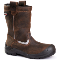 GIASCO TITAN S3 CI SRC, Sicherheitsstiefel, Gr. 40, Farbe: braun, wadenhoch, gefettetes WRU-wasserabweisendes Vollleder, mit Membran, komplett metallfrei, bis -17°C