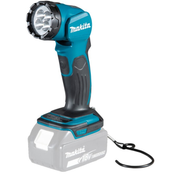 Makita DML815 LED-Akku-Handleuchte 14,4V, 18V, 3.000 lx, 160 lm, 12-fach verstellbarer Lampenkopf, Sologerät