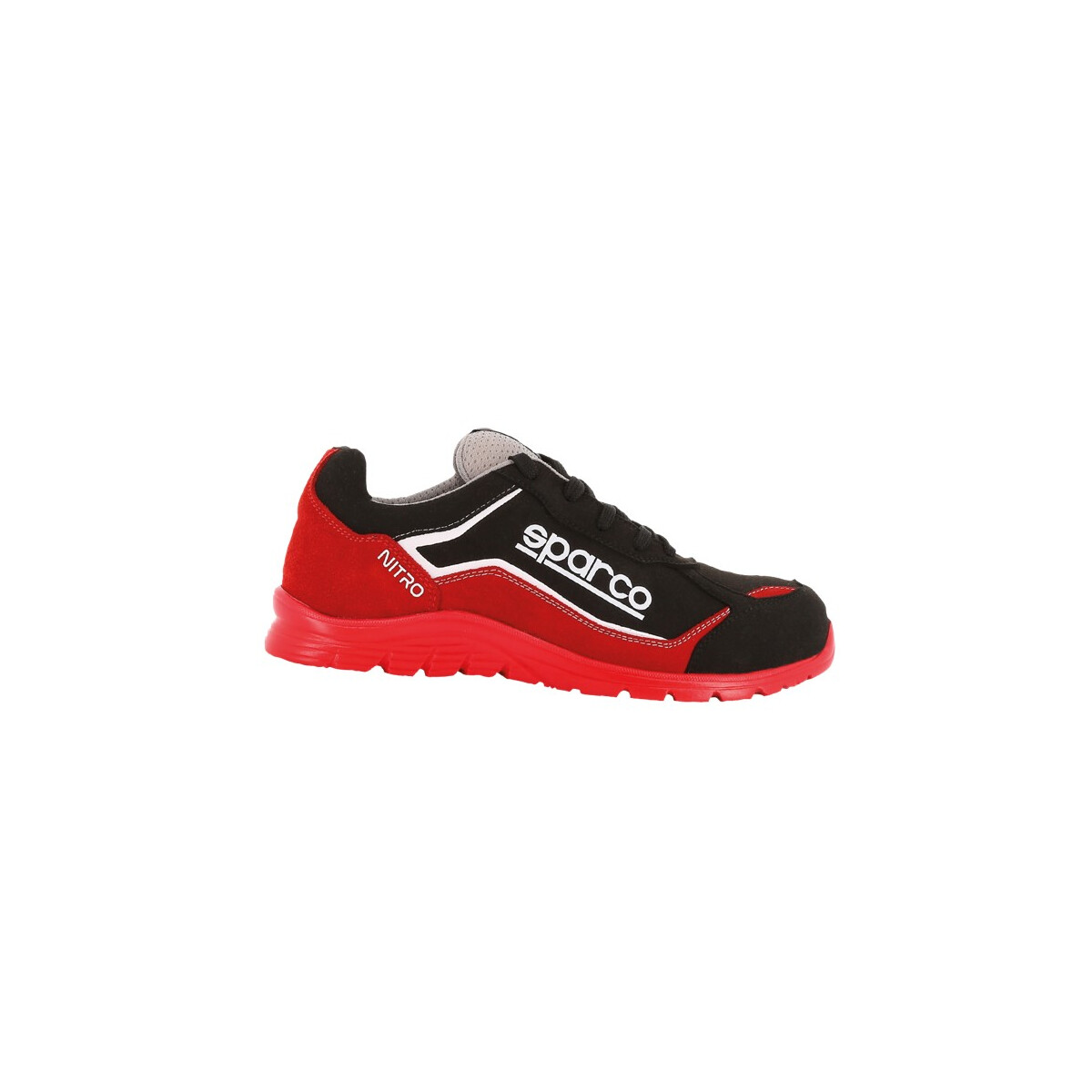 sparco Sicherheitshalbschuh Nitro S3 black red, halbhoch,...