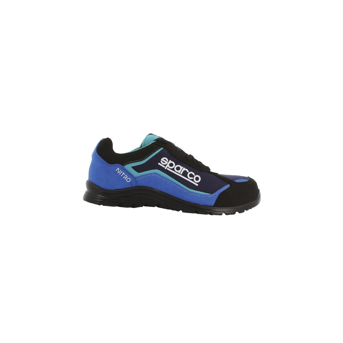 sparco Sicherheitshalbschuh Nitro S3 black blue,...