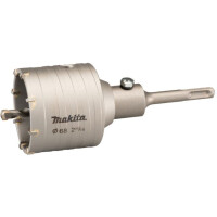 Makita HM Hohlbohrkrone-Set Ø 68mm, AL 50mm, 8 Zähne, SDS-Plus, inkl. 110mm Aufnahmeschaft + Zentrierbohrer