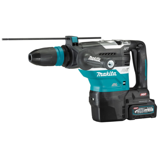 Makita HR005GZ01 Akku-Kombihammer 40V max., SDS-Max, 8,0J, 40mm Bohrleistung Beton, Sologerät im Transportkoffer