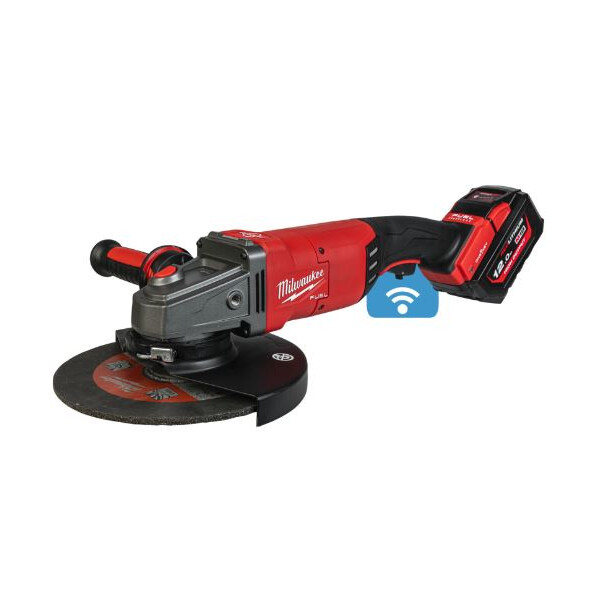 MILWAUKEE M18ONEFLAG230XPDB-0C FUEL Akku-Winkelschleifer 18V, 230mm, ONE-KEY, FIXTEX-Schnellwechselsystem, AVS-Seitenhandgriff, Sologerät in Transportkoffer