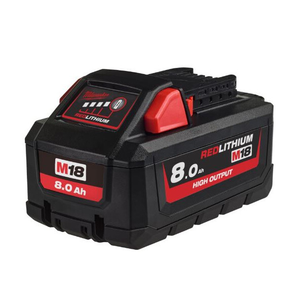 MILWAUKEE M18HB8 Li-Ion Akku 8.0 Ah HIGH OUTPUT