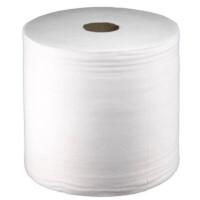 ELOS Viskosevliestuch, weiß, 29,0x38,0cm, 65 g/m², fusselarm, saugstark, reiß- und nassfest, 500 Blatt/Rolle