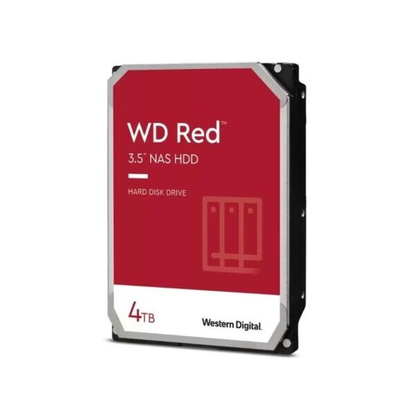 WD Red 4 TB NAS HDD, 3,5 Zoll, SATA 6 Gbit/s, 5400 U/min