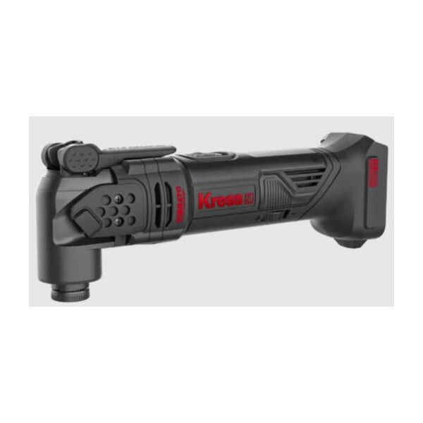 Kress KUD12.91 Akku-Multitool 20V, BL-Motor, 6 Geschwindigkeitsstufen, werkzeugloses Klingenwechsel, universelle Schnittstelle, Sologerät im Stapelkoffer