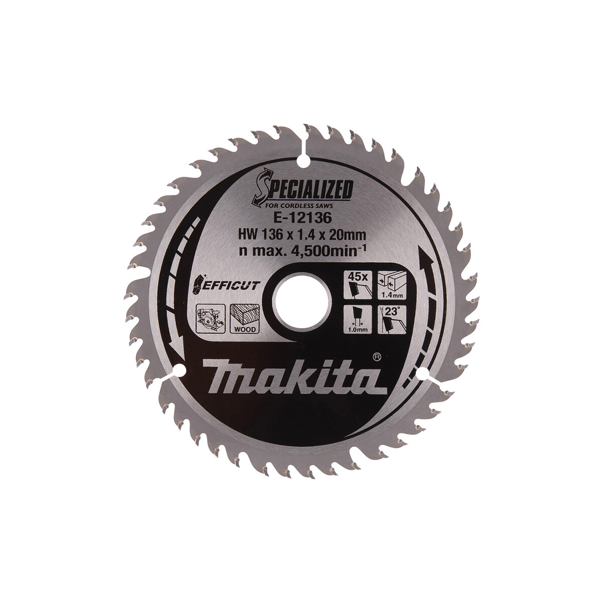 Makita E-12136, EFFICUT HM-Kreissägeblatt...