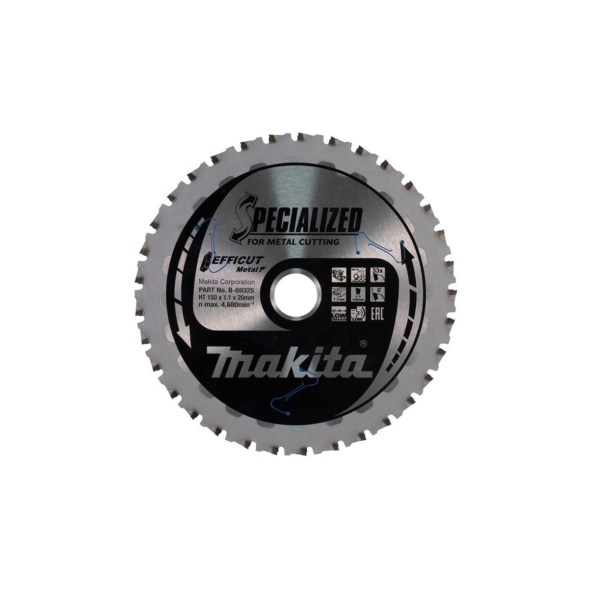 Makita B-69325, EFFICUT HM-Kreissägeblatt...