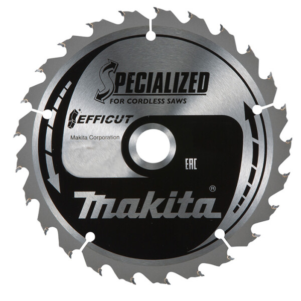 Makita E-07705, EFFICUT HM-Kreissägeblatt 260x2,15x30mm, 24 Zähne, Holz, für MLT100NX1, LH1040F, LS1019L, LS1018LN, RS002G, DLS111, LF1000, 2704N