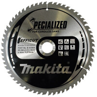 Makita B-67284, EFFICUT HM-Kreissägeblatt 260x2,15x30mm, 60 Zähne, Holz, für MLT100NX1, LH1040F, LS1019L, LS1018LN, RS002G, DLS111, LF1000, 2704N