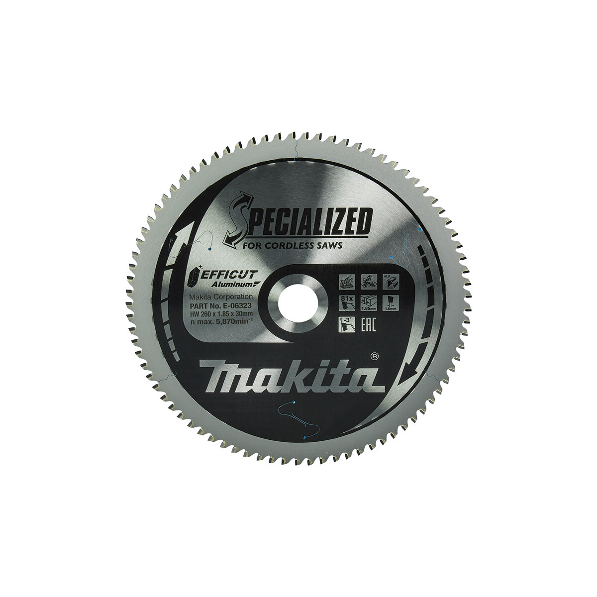 Makita E-06323, EFFICUT HM-Kreissägeblatt...