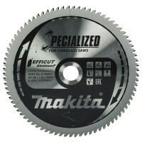 Makita E-06323, EFFICUT HM-Kreissägeblatt 260x2,15x30mm, 81 Zähne, Aluminium, für MLT100NX1, LH1040F, LS1019L, LS1018LN, RS002G, DLS111, LF1000, 2704N