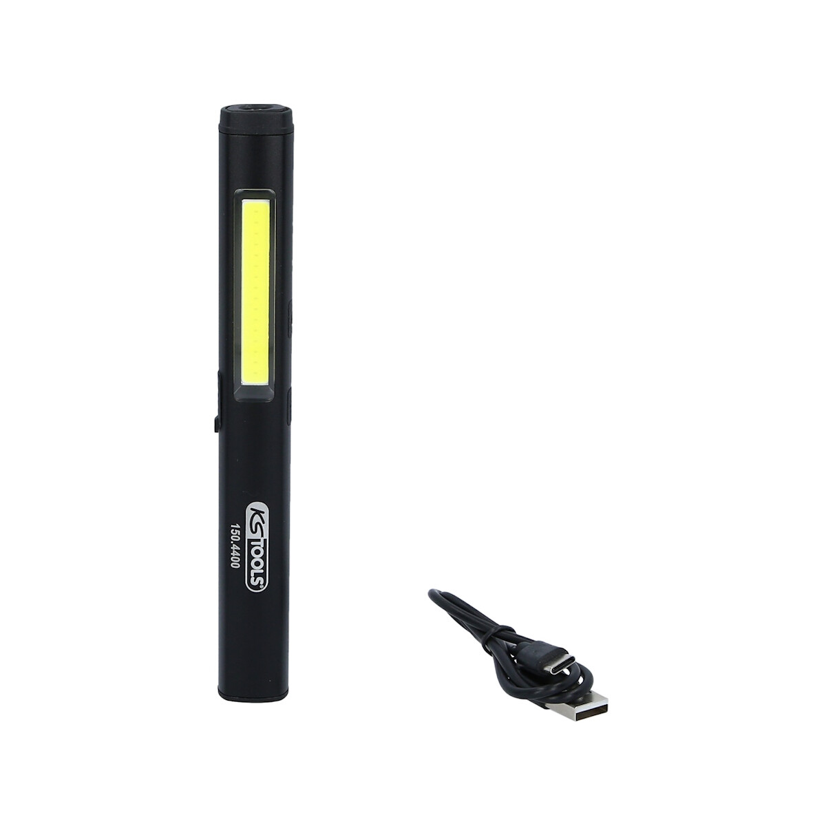 KS Tools COB Inspektionslampe 350Lumen mit UV-Spot LED...