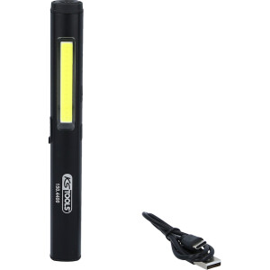 KS Tools COB Inspektionslampe 350Lumen mit UV-Spot LED und Laserpointer, Art.Nr. 150.4400