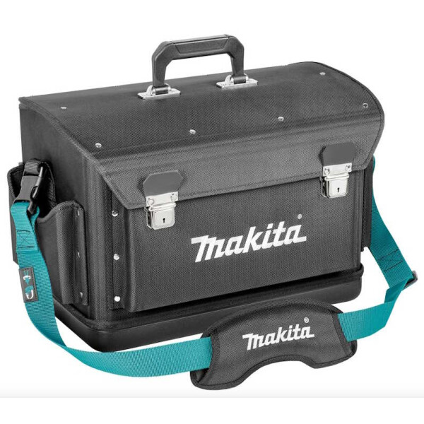 Makita E-15388 Werkzeugkoffer, 27 l, verstellbar, herausnehmbare Trennwände, wasserdichter verstärkter Boden