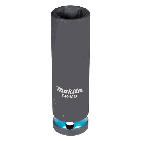 Makita E-16477 Impact Black Kraft-Steckschlüssel 1/2" SW17, Ausführung lang, Länge 81mm