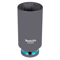 Makita E-16536 Impact Black Kraft-Steckschlüssel 1/2" SW27, Ausführung lang, Länge 81mm