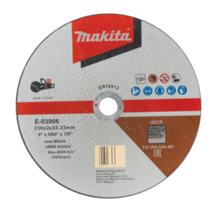 Makita E-03006 Gewebetrennscheibe INOX, 230x2,0x22,2mm, 1...