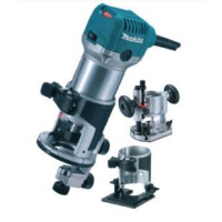 Makita RT0702CX2J Multifunktionsfräse, 710 W, inkl. Zubehör im Makpac Gr. 4