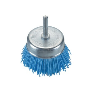 Topfbürste D.75mm Drahtstärke 6mm, Körnung 180, nylon, verzinkt OSBORN