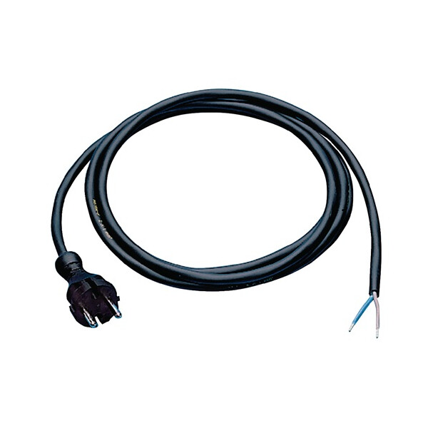 Anschlussleitung H07RN-F 2x1,5mm² 5m Konturenstecker schwarz WEINGÄRTNER ehem. 4000873821