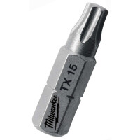 MILWAUKEE Schrauberbit für Bohrschrauber TX25 / 25 mm, 1 Stück