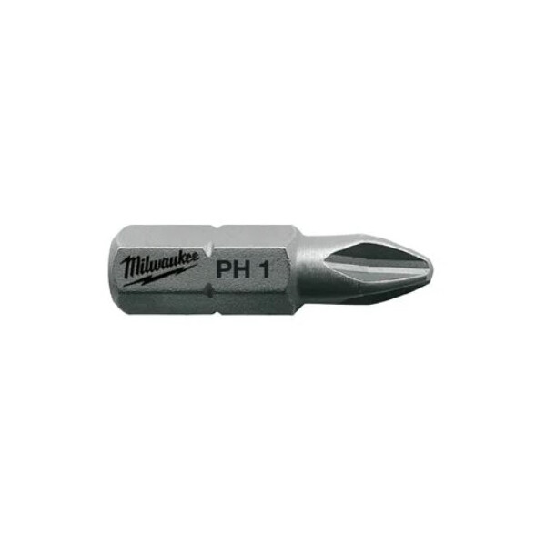 MILWAUKEE Schrauberbit für Bohrschrauber PH2 / 25 mm, 1 Stück