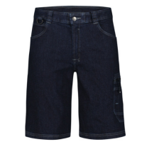 DASSY Tokyo, Farbe 0261 JEANSBLAU, Größe 50, Jeans-Arbeitsshorts mit 4-Wege-Stretch, 89,5% Baumwolle / 10,5% Elasthan, 320 g/m²