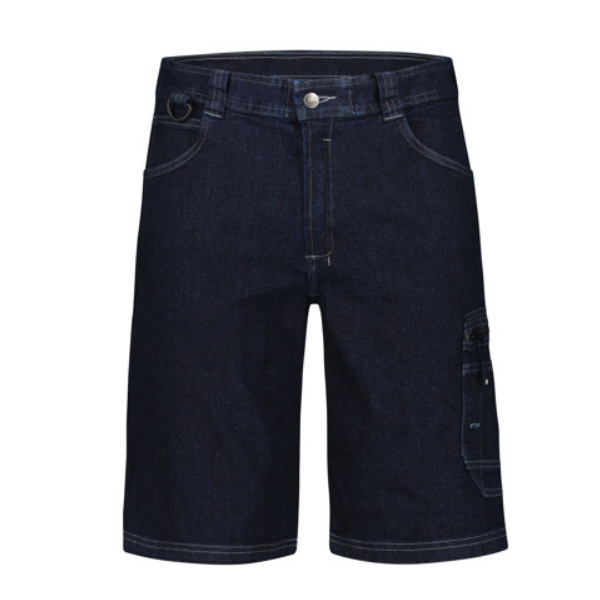 DASSY Tokyo, Farbe 0261 JEANSBLAU, Größe 52, Jeans-Arbeitsshorts mit 4-Wege-Stretch, 89,5% Baumwolle / 10,5% Elasthan, 320 g/m²