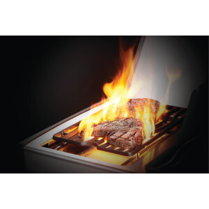 ABV NAPOLEON Rogue SE 425-1 Gasgrill, 3 Edelstahl-Hauptbrenner und zusätzlicher Sizzle Zone-Seitenbrenner, Infrarot-Heckbrenner aus Edelstahl, Grillfläche 60 x 45cm, Gewicht: 67kg, langlebige Aluguss-Grillkammer, aufgebautes Ausstellungsmodell