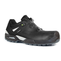 GIASCO STELVIO NEW S7S FO CI HRO SC SR, Sicherheitshalbschuh, Gr. 42, Farbe: schwarz/grau, halbhoch, wasserabweisendes Vollleder mit Membran, Schnellverschluss CLICK-OPEN, kälteisoliert  bis -17°C