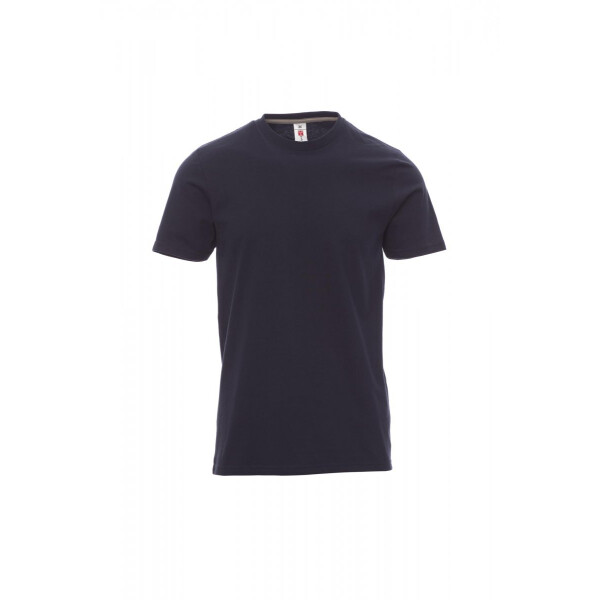 PAYPER SUNRISE T-Shirt, marineblau, Gr. M, Rundhalsausschnitt mit Nackenband, Stretchnähten, 100% Baumwolle, 190g/m²