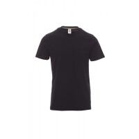 PAYPER SUNRISE T-Shirt, schwarz, Gr. L, Rundhalsausschnitt mit Nackenband, Stretchnähten, 100% Baumwolle, 190g/m²